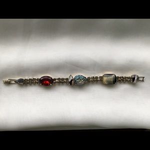 Vintage multicolored stones bracelet